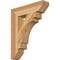 Ekena Millwork Merced Slat Rough Sawn Bracket, Western Red Cedar, 4"W x 18"D x 22"H BKT04X18X22MRC06RWR - alternate 1